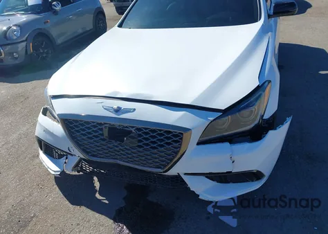 2019 Genesis G80 3.3T Sport из США, поврежденный, VIN KMHGN4JB3KU290992